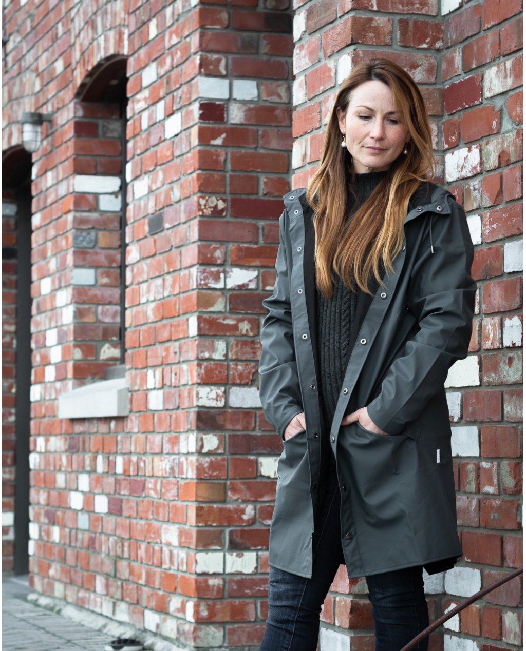 Rains | Long Jacket | Slate Rains | Long Jacket | Slate