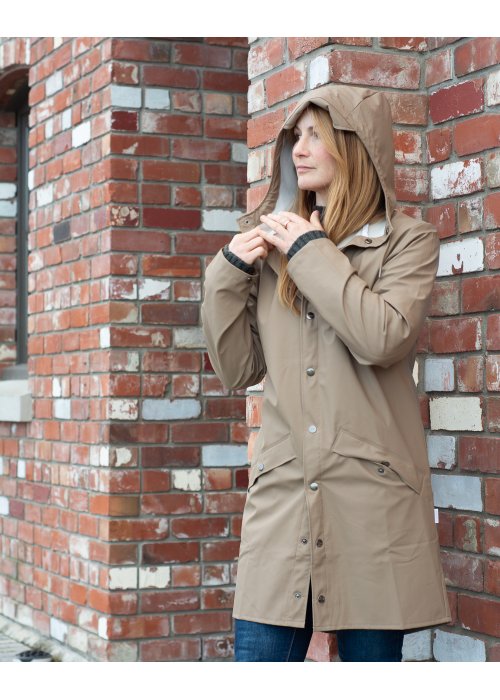 Rains | Long Jacket | Taupe