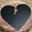 Walther & Co | Love Heart Shaped Blackboard Decoration | 30cm