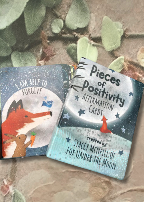 Fox Under the Moon | Affirmations Card Set