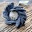 Sophie Digard | Hand-crafted Fabric Flower Brooch | Velvet and Linen | Blue