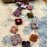 Sophie Digard | Chunky Flower Chain Necklace | Fleur 4 Petales | Velour + Crochet