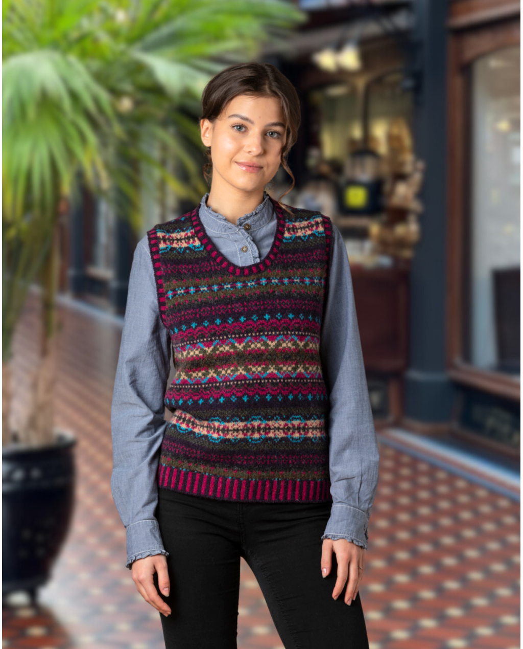 ERIBÉ | Westray Vest | Elderberry ERIBÉ | Westray Vest | Elderberry