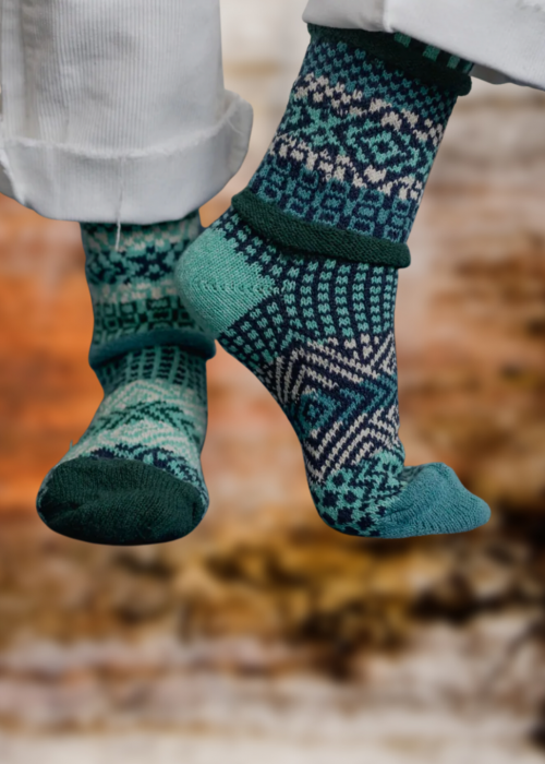 Solmate Socks | Evergreen | Recycled Fibre Crew Socks