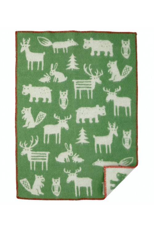 Klippan Baby Blanket | Forest | Green 