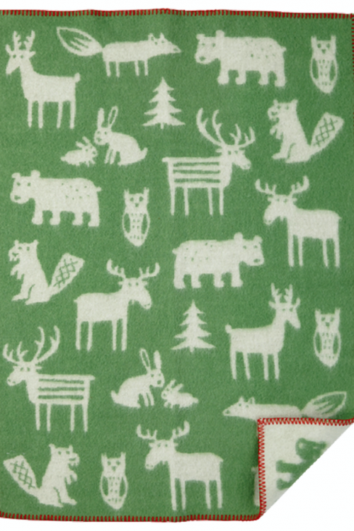 Klippan Baby Blanket | Forest | Green 