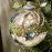 Walther & Co | Silver Ball with Painted Leaves & Hearts | 10cm