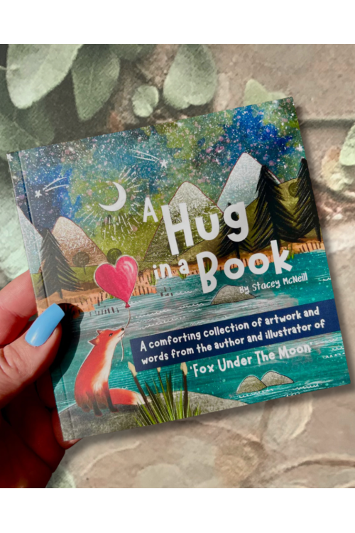 Fox Under the Moon | Hug in a Book | Mini Book 