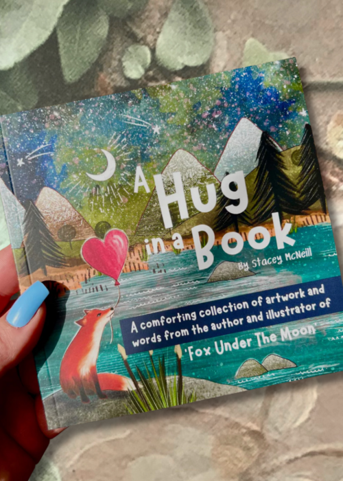Fox Under the Moon | Hug in a Book | Mini Book 