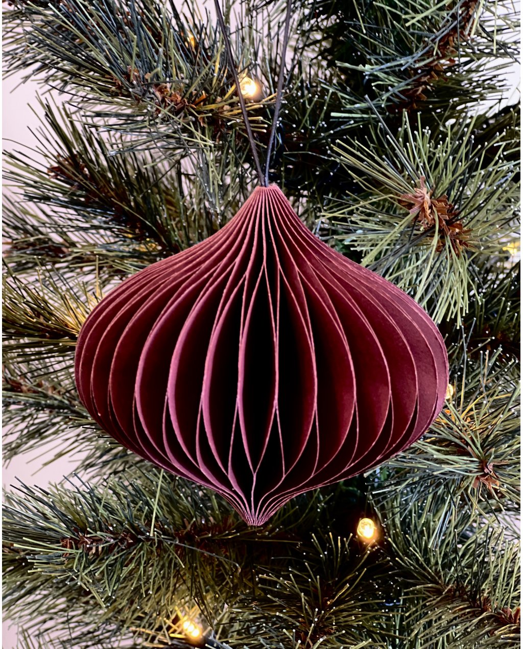 Nordstjerne | Folded Ornament | Onion | Chocolate | 9cm Nordstjerne | Folded Ornament | Onion | Chocolate | 9cm