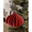 Nordstjerne | Folded Ornament | Onion | Red | 9cm