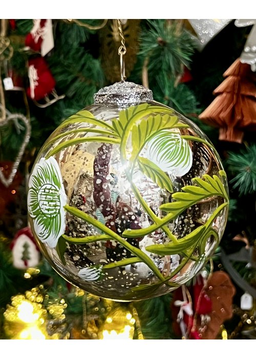 Walther & Co | Painted Daisy Ball | 10cm