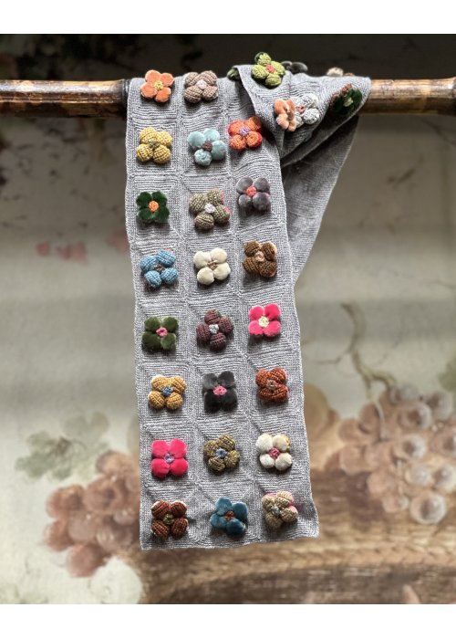 Sophie Digard | Crochet Scarf | Chunky Daisies | Small 