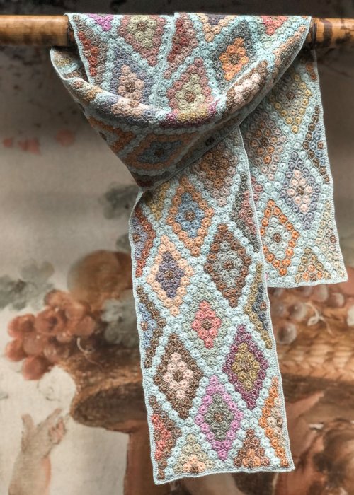 Sophie Digard | Gild | Crocheted Linen Scarf 