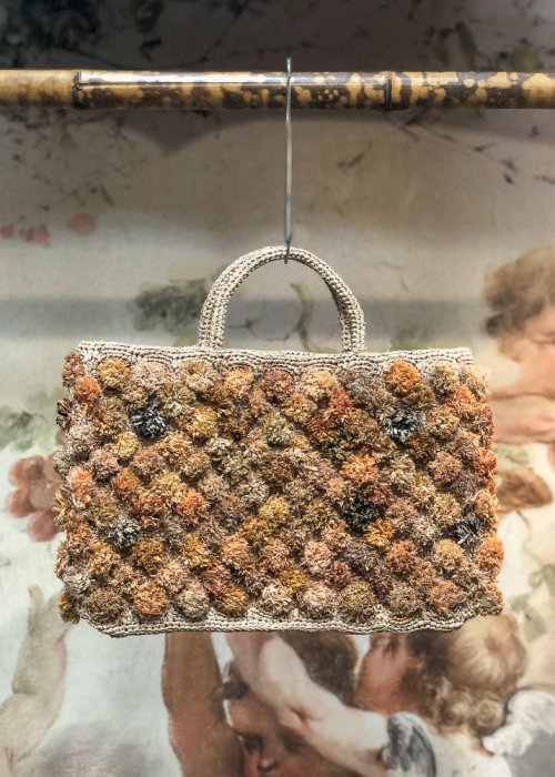 Sophie Digard | Medium Crocheted Raffia Hand Bag 