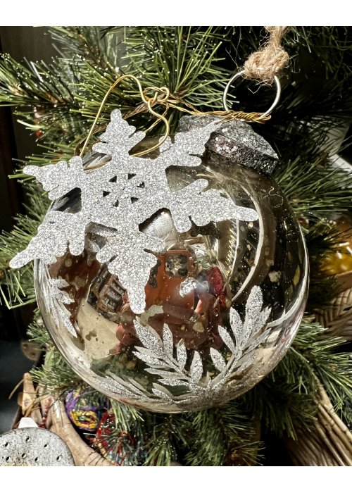 Walther & Co | Christmas Snowflake Ball| 10cm