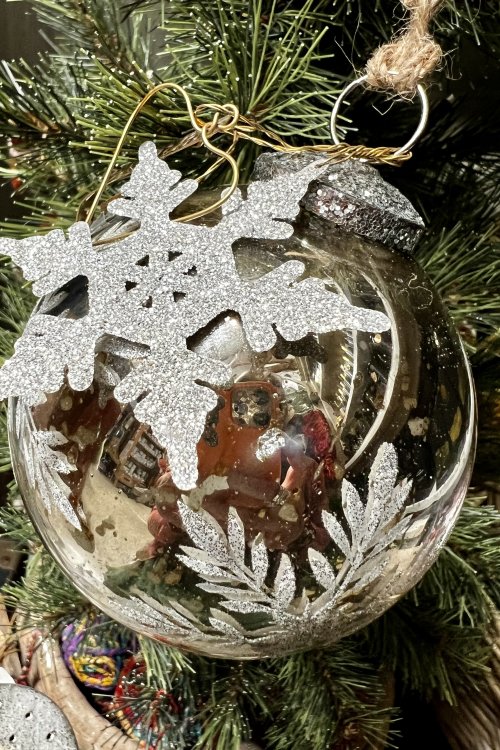 Walther & Co | Christmas Snowflake Ball| 10cm