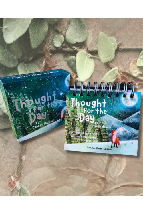 Fox Under the Moon | Thought for the Day | Desktop Flipbook | Undated