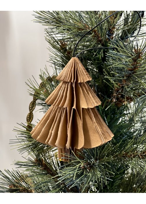 Nordstjerne | Folded Ornament | Tree | Caramel | 10cm