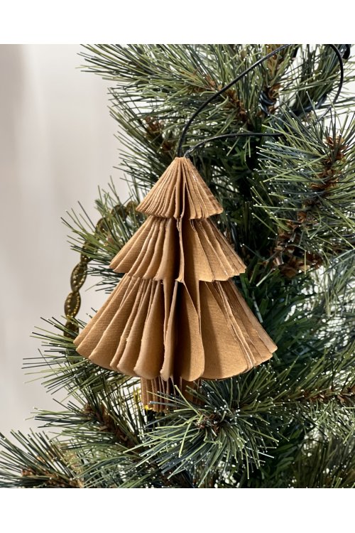 Nordstjerne | Folded Ornament | Tree | Caramel | 10cm