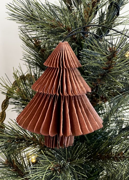 Nordstjerne | Folded Ornament | Tree | Copper | 10cm