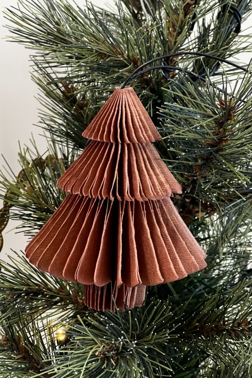 Nordstjerne | Folded Ornament | Tree | Copper | 10cm