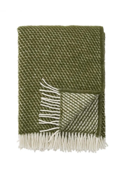 Klippan Throw | Velvet | Avocado | 100% Lambswool